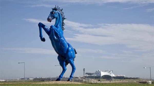 Caballo del aeropuerto de Denver