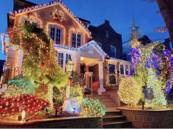 Iluminación navideña en Brooklyn 