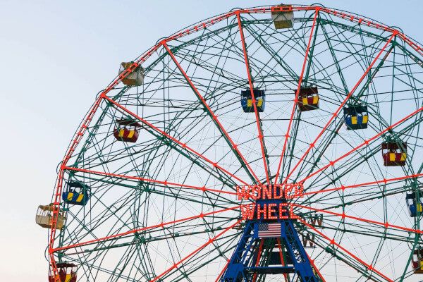 La noria de Coney Island Wonder Wheel