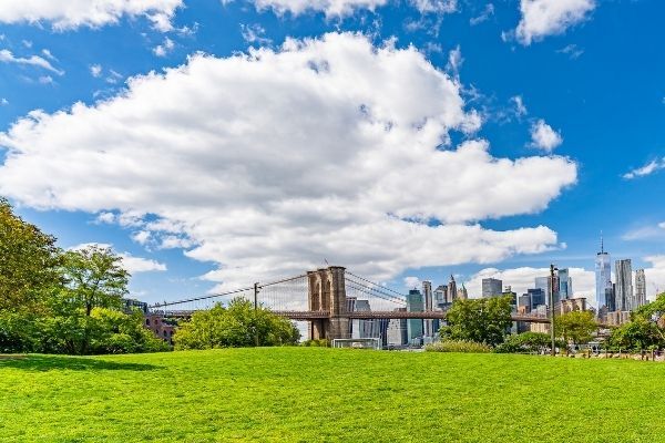 Zona de picnic Brooklyn Bridge Park Explanada Brooklyn Bridge Park