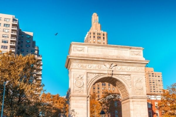 Washington Square Park en Greenwich Village