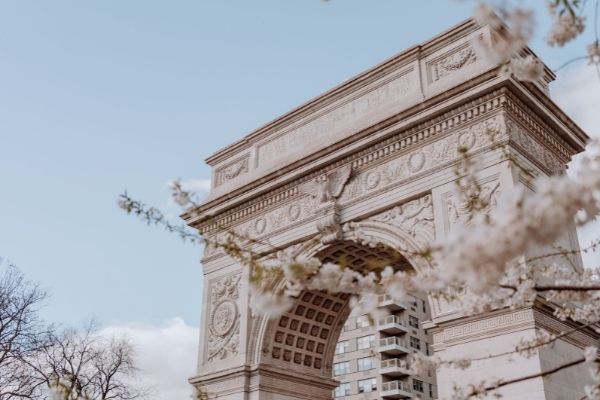 Washington Square Park decorado Friends