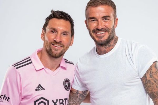 Beckham y Messi Inter Miami Messi y Beckham Inter Miami CF