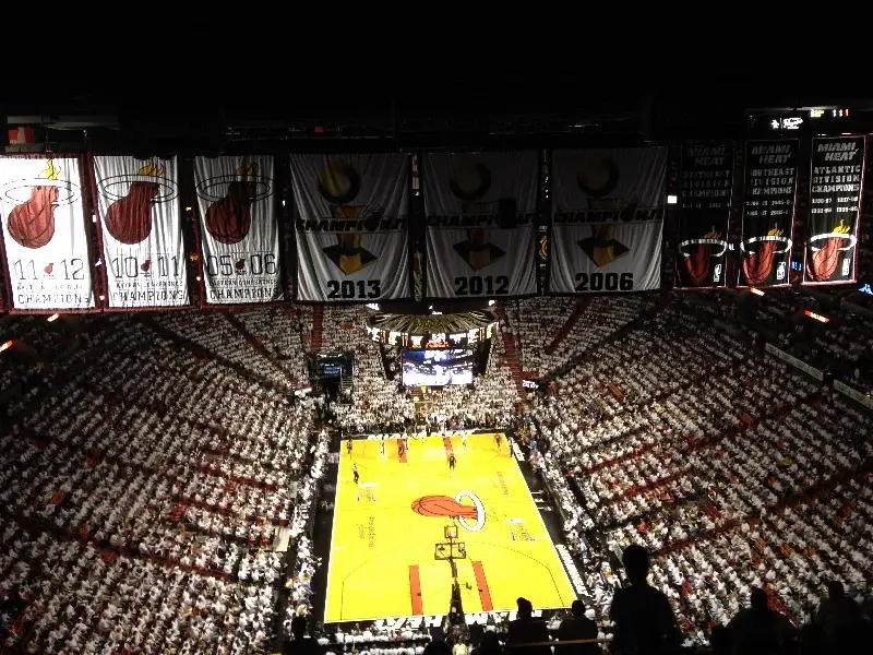 Ambiente durante un partido de Playoffs de la NBA